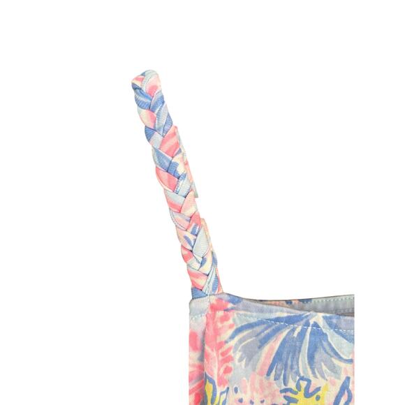 Lilly Pulitzer Kyleigh Dress M NEW Multi Elephant Splash Pink Blue Prep Coastal - Picture 7 of 9